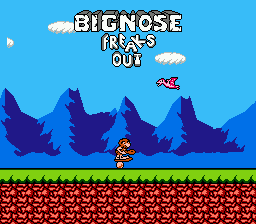 Big Nose Freaks Out (Homebrew) — Title screen